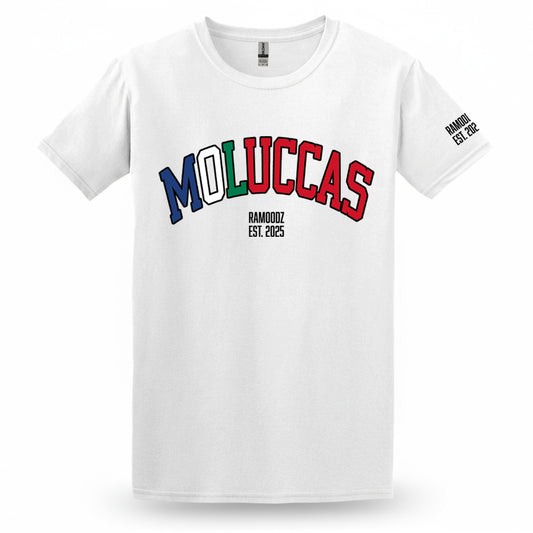 T-Shirt Moluccas | White | RMS | Pacific Warriors Clothing Brand