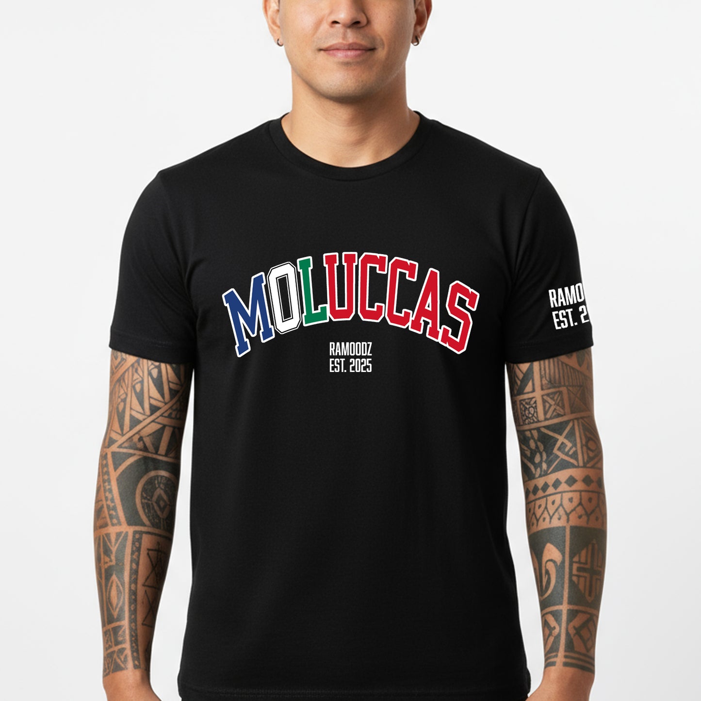 T-Shirt Moluccas | Black | RMS | Pacific Warriors Clothing Brand