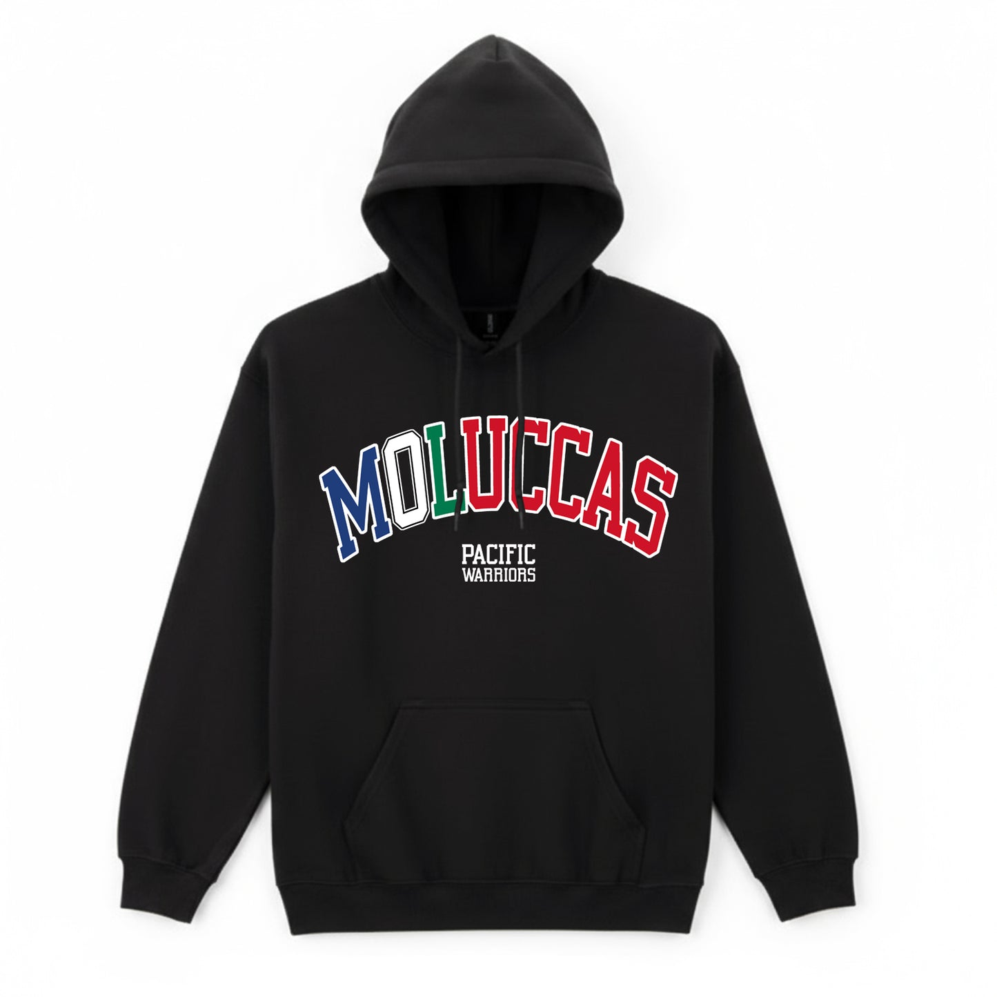 Hoodie Moluccas | Black | RMS | Pacific Warriors Clothing Brand