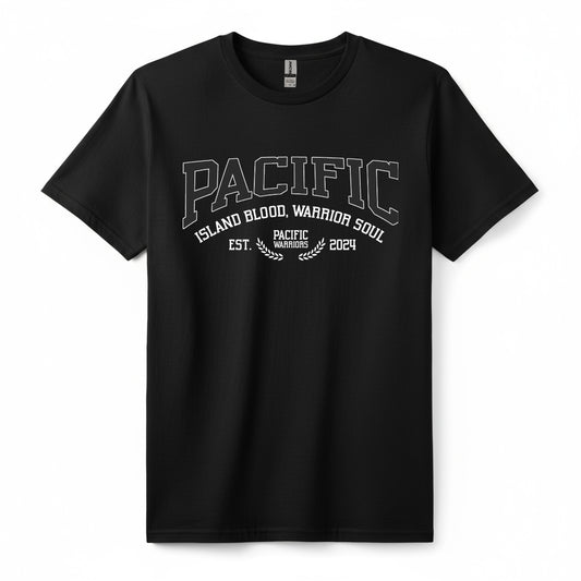 T-Shirt Pacific | Black | Pacific Warriors Clothing Brand