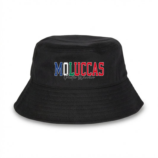 Bucket Hat | Moluccas | Black | RMS | Pacific Warriors Clothing Brand
