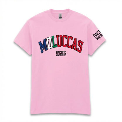 T-Shirt Moluccas | RMS on Soft Pink | Pacific Warriors Clothing Brand